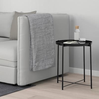 Столик-піднос IKEA GLADOM Чорний 45x53 см 504.119.90 504.119.90 ➜ Пакуємо МИ📦 фото